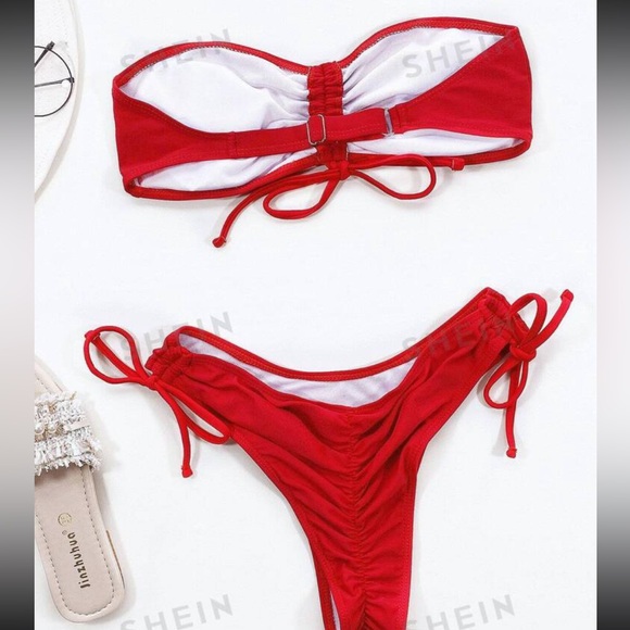 Red SHEIN bikini NWOT - Picture 2 of 3